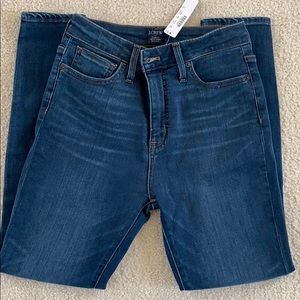 J. Crew curvy high-rise skinny jeans